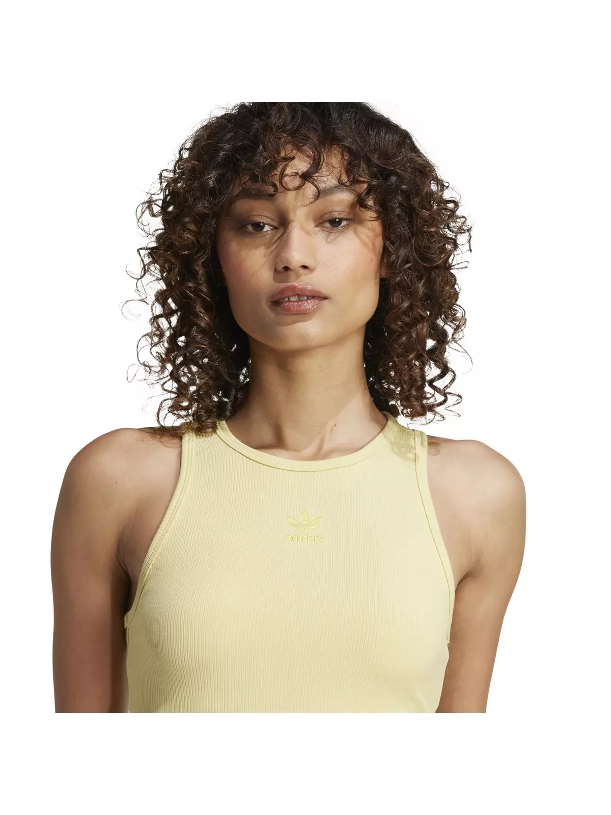 Originals Women's Essentials Ribbed Tank Top -Yellow - 3