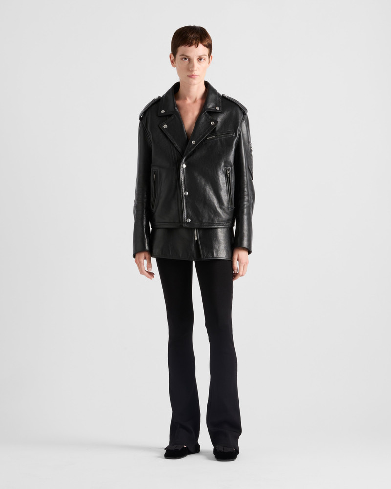 Prada Leather biker jacket outlook