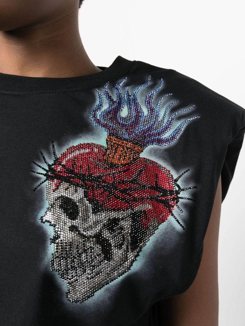 Love Tattoo cropped T-shirt 5