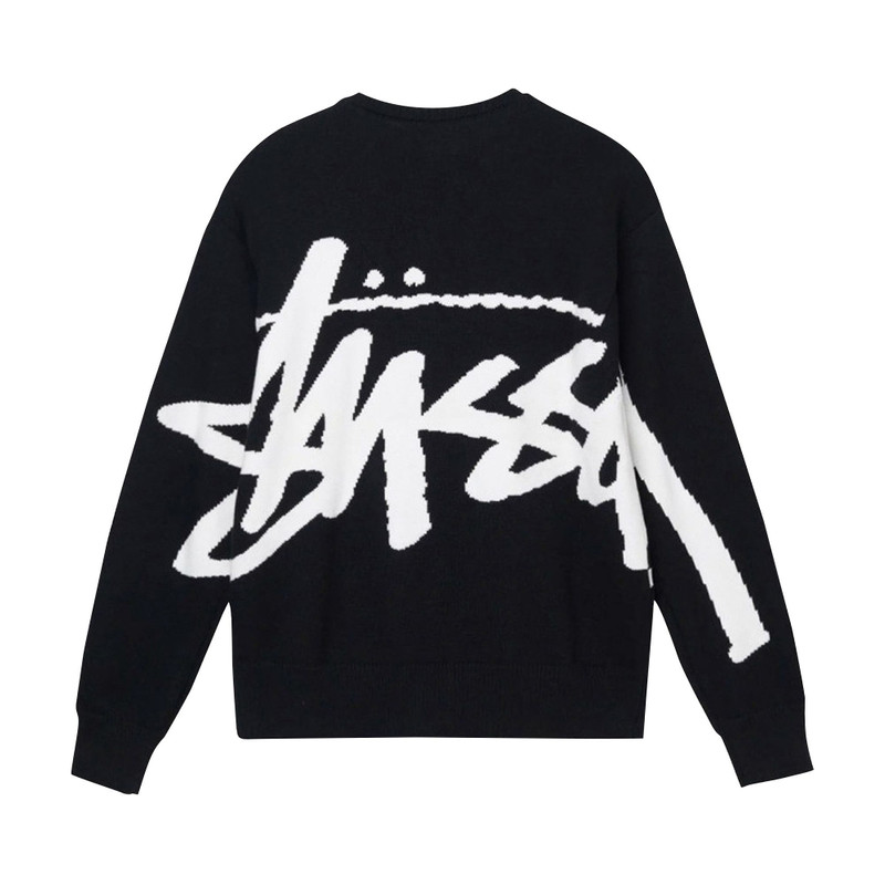 Stüssy Stussy Stock Sweater 'Black' outlook