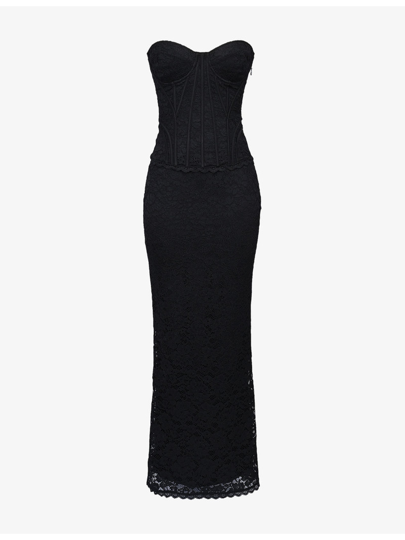 Solaine Corset Lace Maxi Dress 1