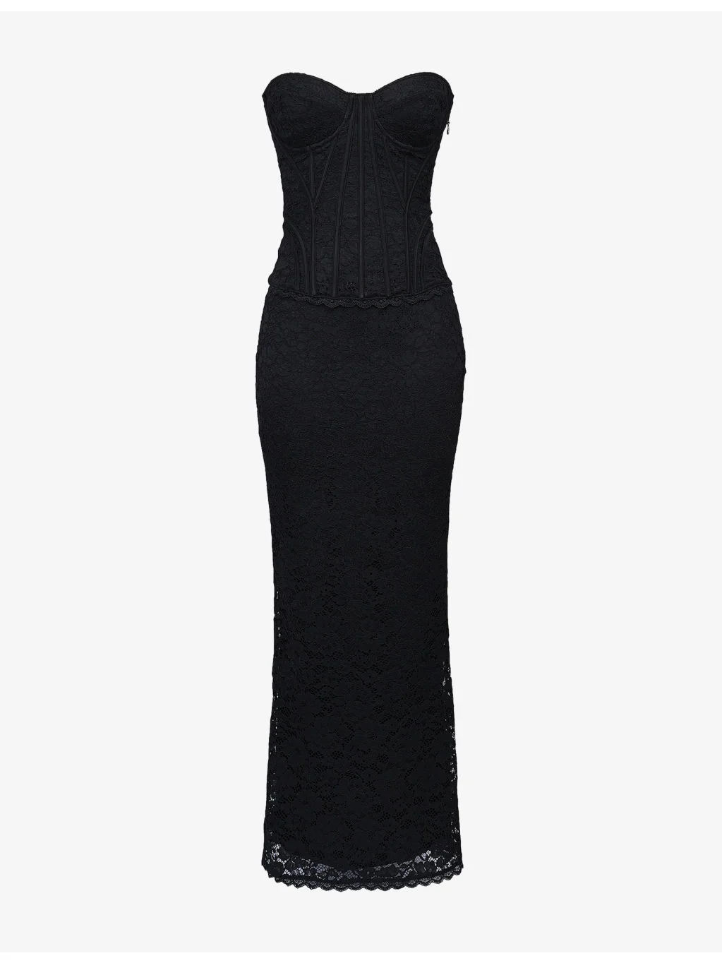 Solaine Corset Lace Maxi Dress - 1