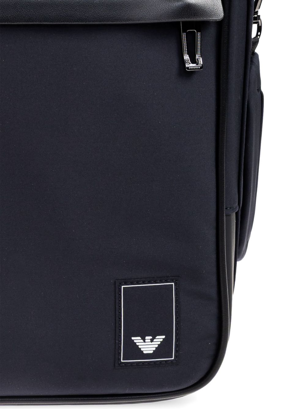 logo-patch adjustable backpack - 4