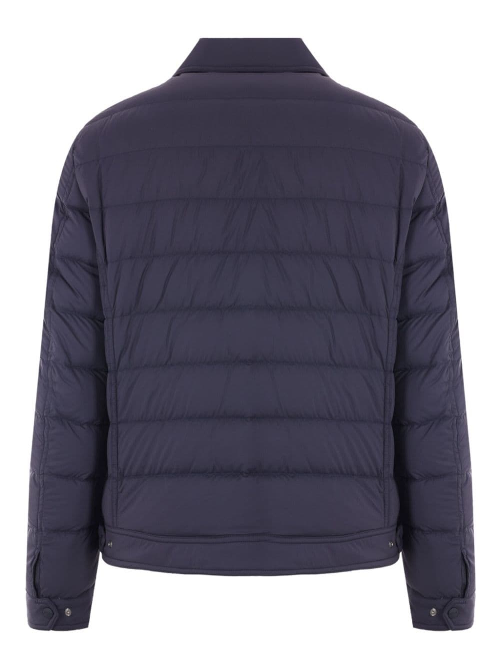 classic-collar down jacket - 2
