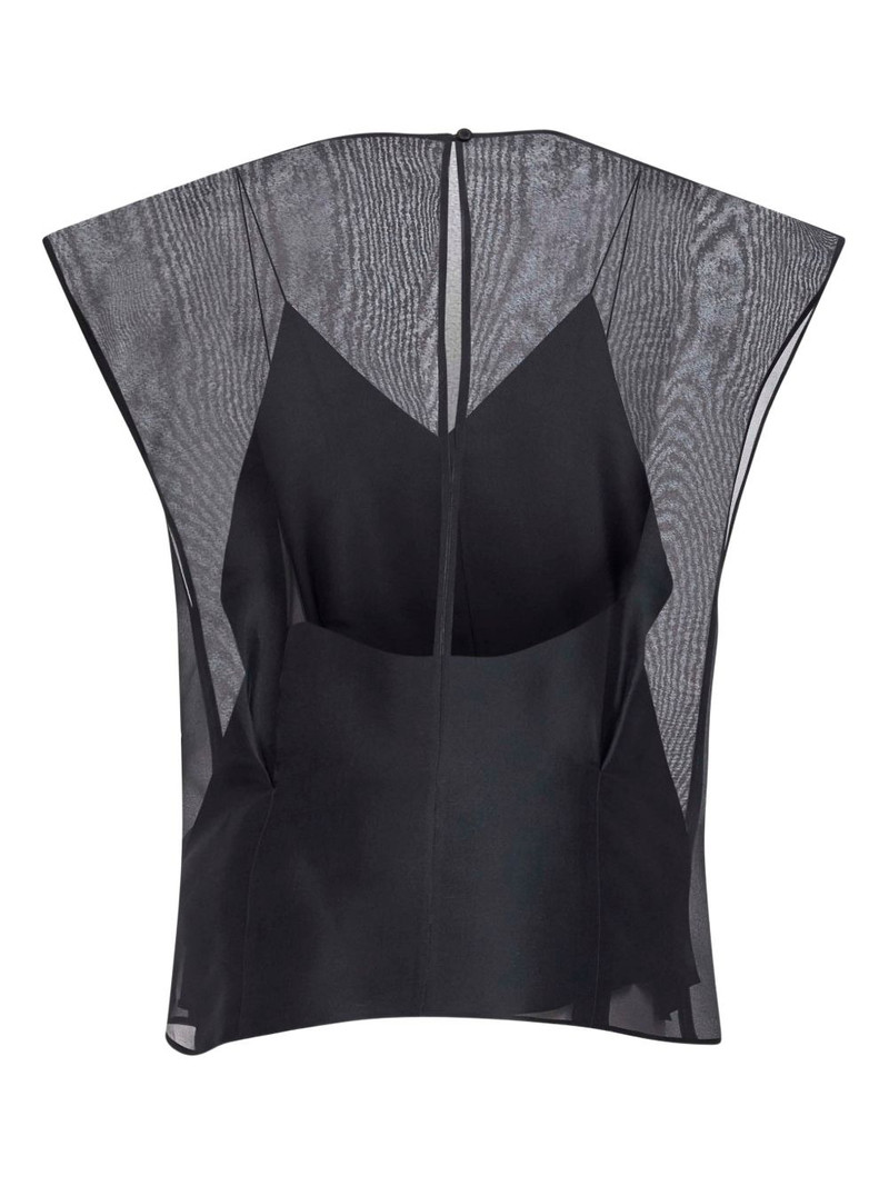 KHAITE short-sleeves blouse outlook