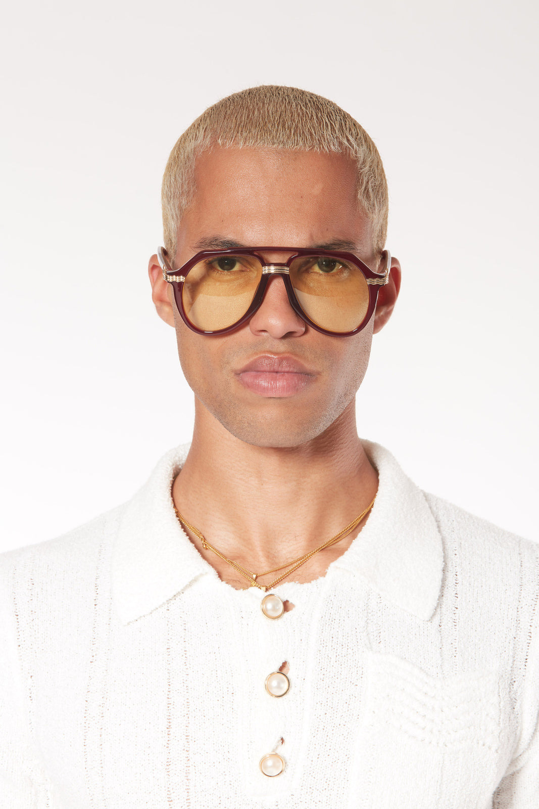 Rajio Wine & Gold Sunglasses - 3