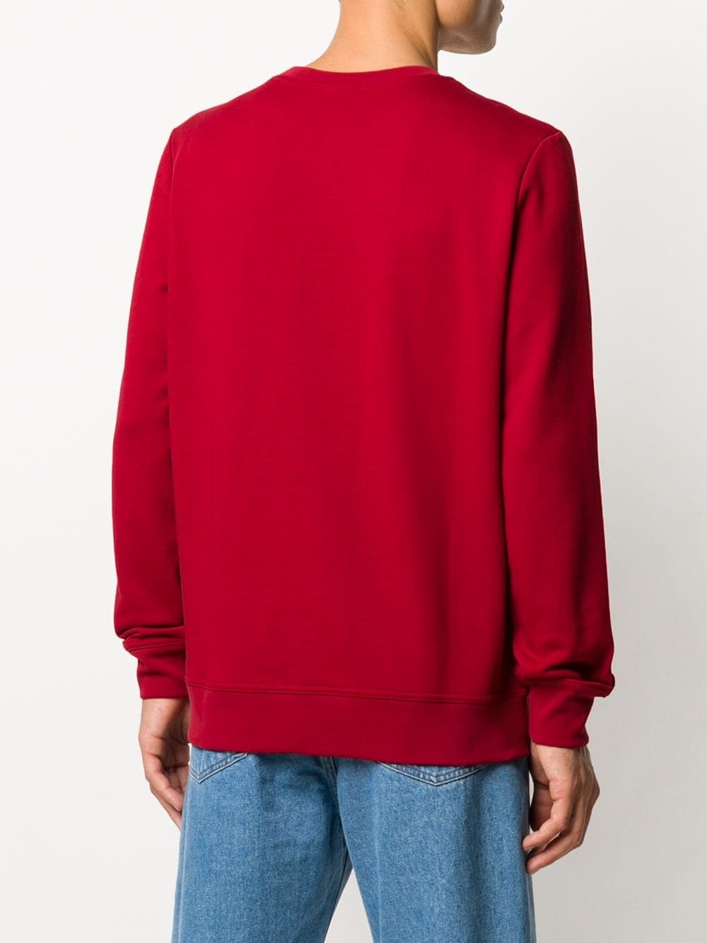 ribbed crew neck jumper - 4