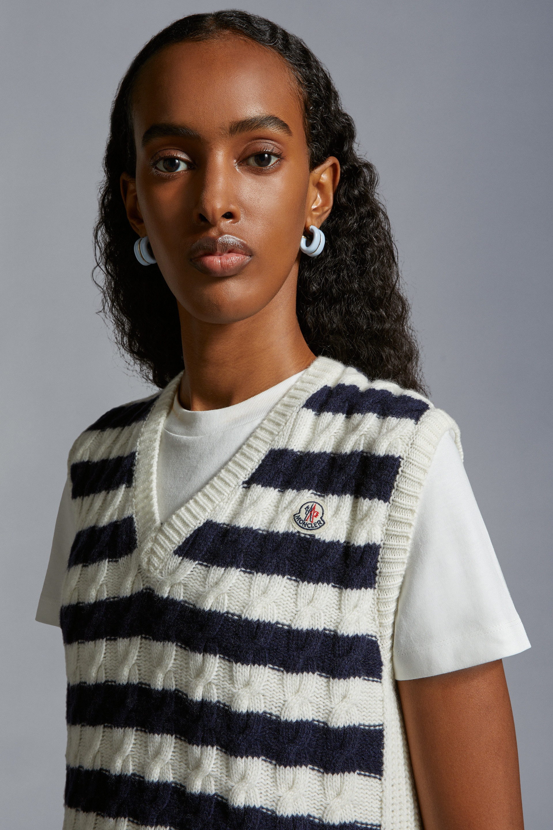 Striped Wool Vest - 4