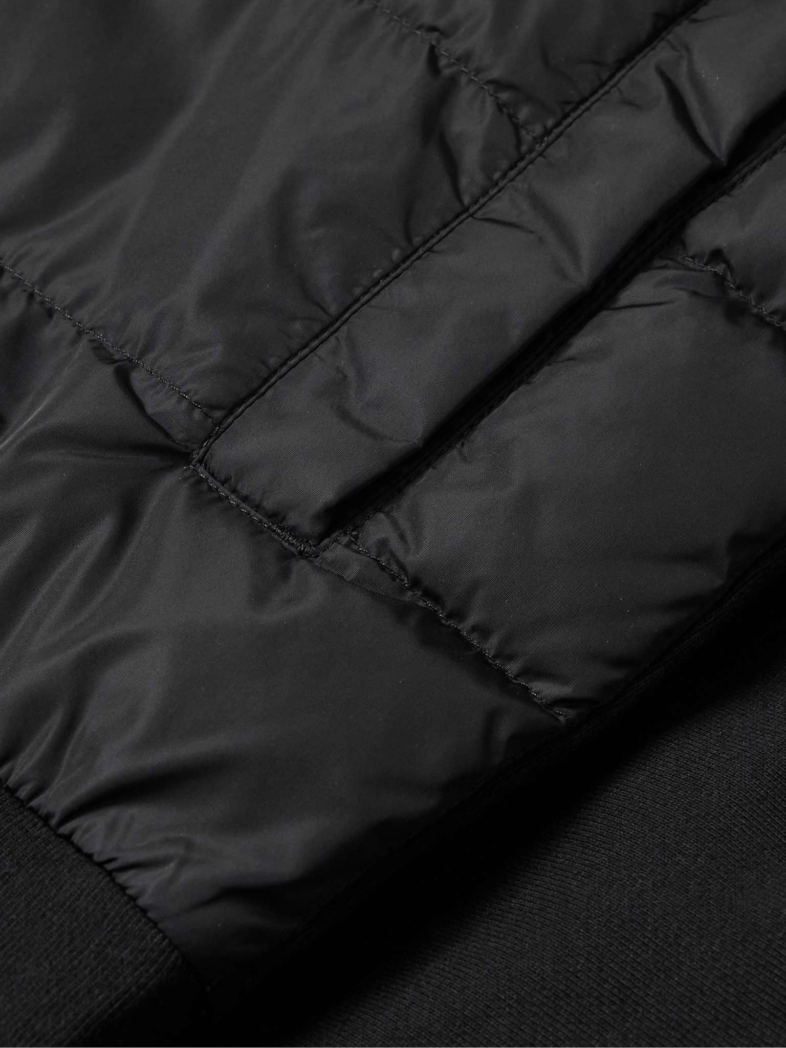 HyBridge Huron Quilted Shell and Cotton-Jersey Down Jacket - 3