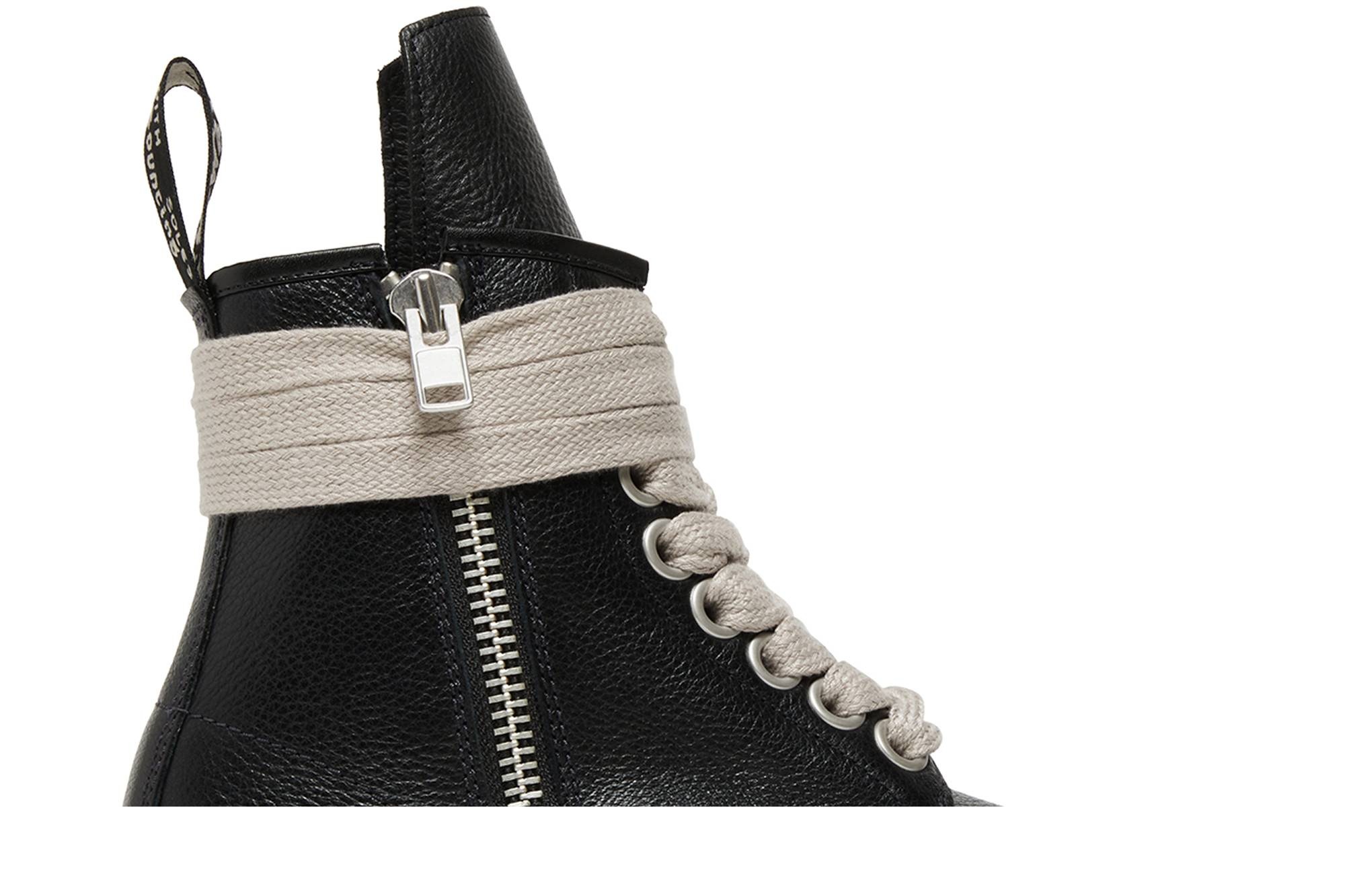Dr. Martens x Rick Owens Strobe 1460 Quad Sole Jumbo Lace Boot 'Black' - 2