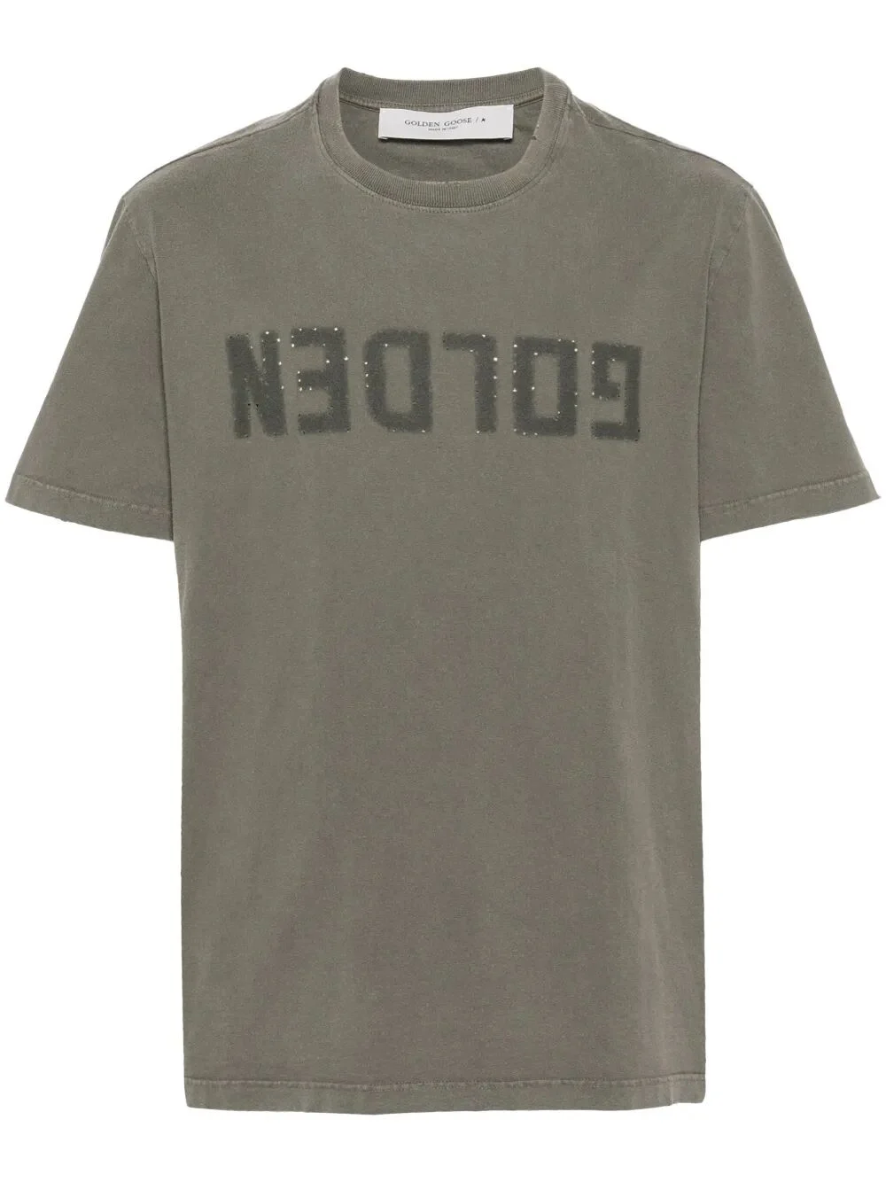 T-Shirt With Distressed Treatment - 1