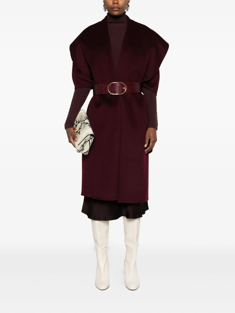 ELISABETTA FRANCHI Elisabetta Franchi Belted Wool Cape outlook