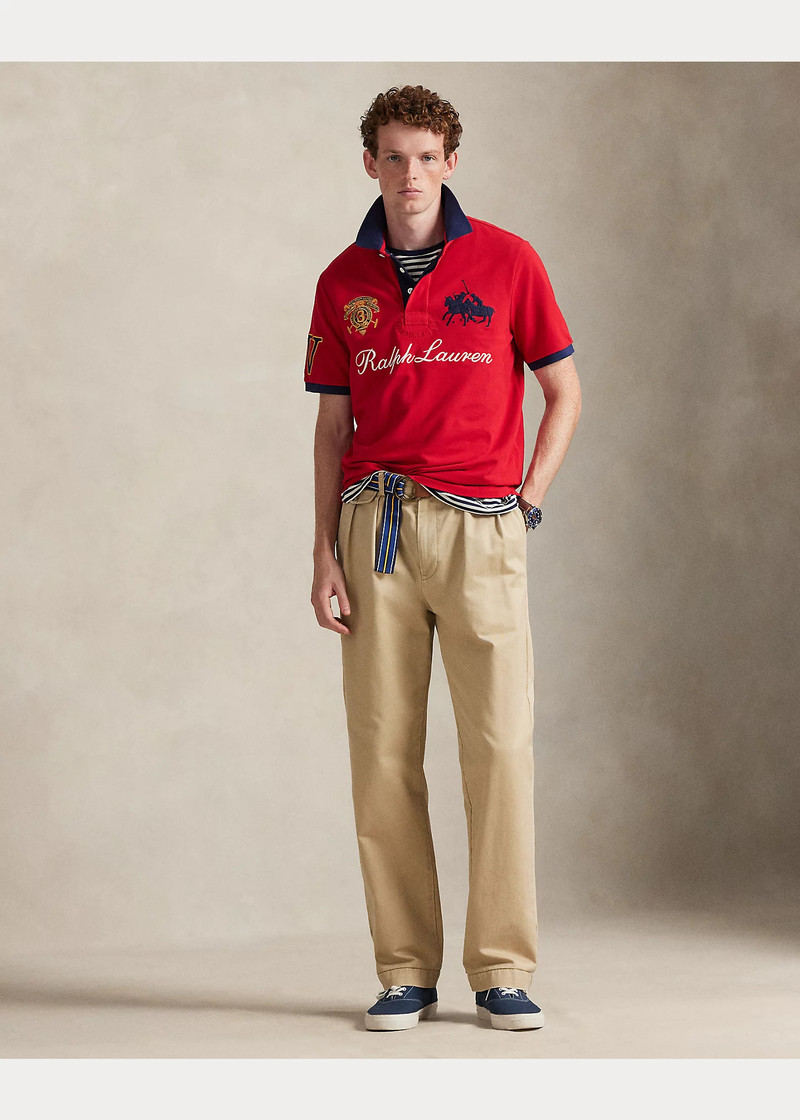 Classic Fit Crest Mesh Polo Shirt 3