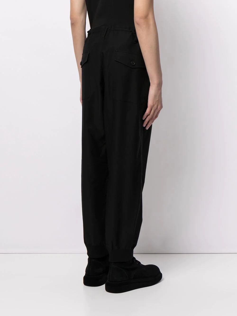 pleated-waist trousers - 4