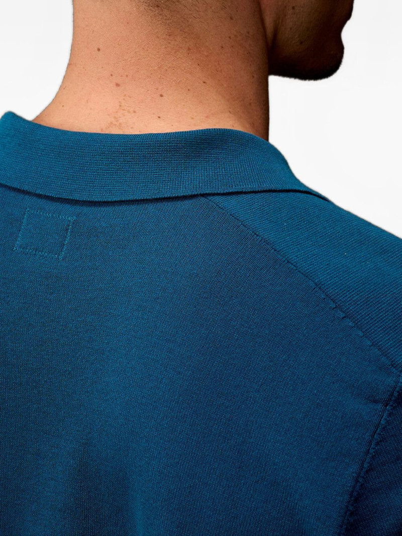 Metropolis Series logo-patch polo sweater 6