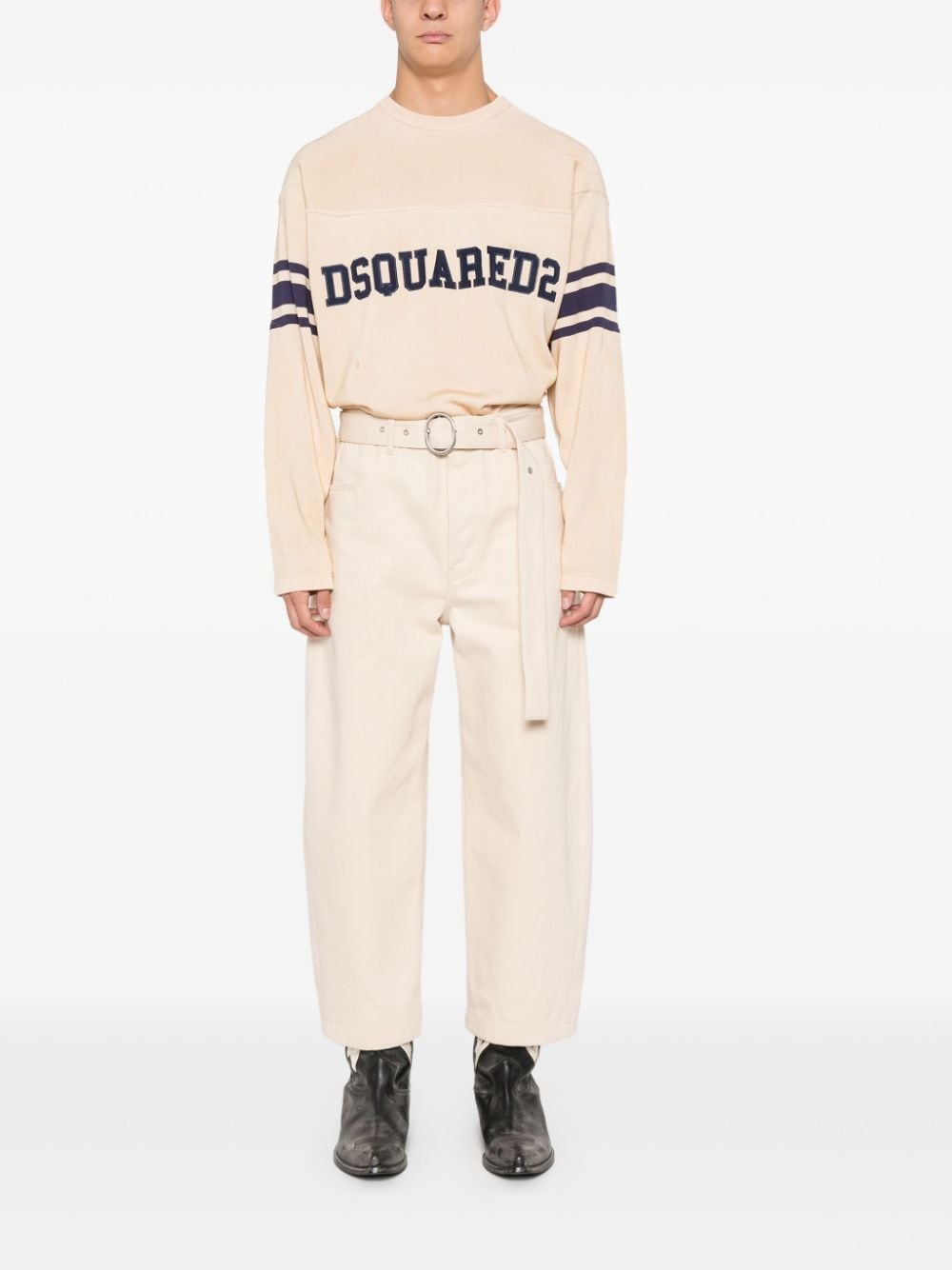 logo-embroidered sweater - 2