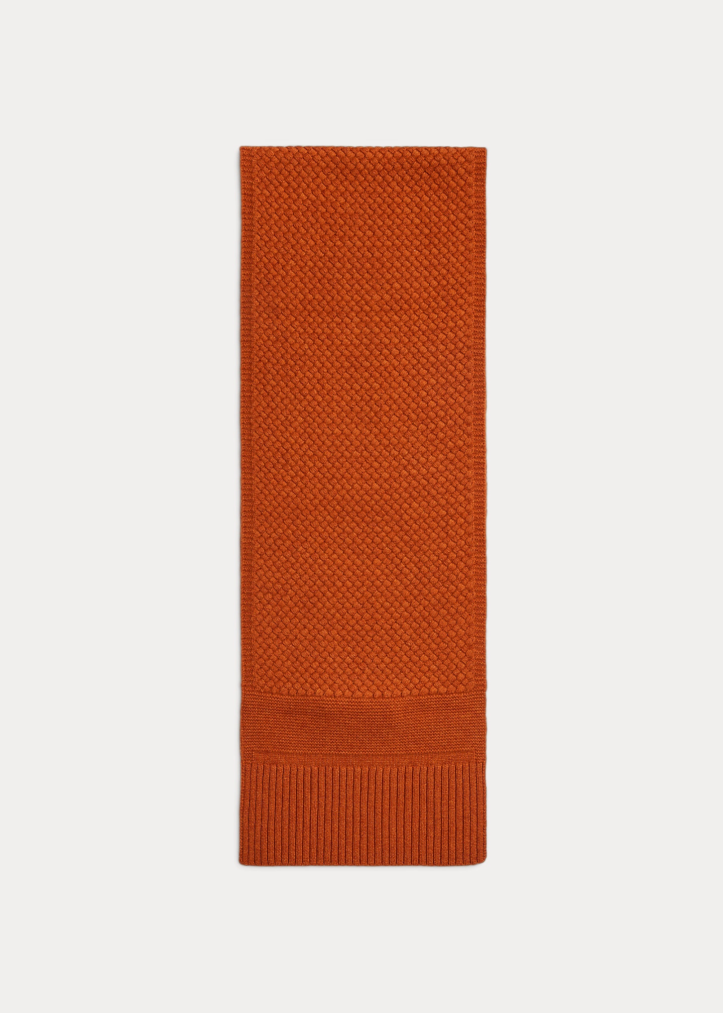 Basket-Weave Cashmere Scarf - 3