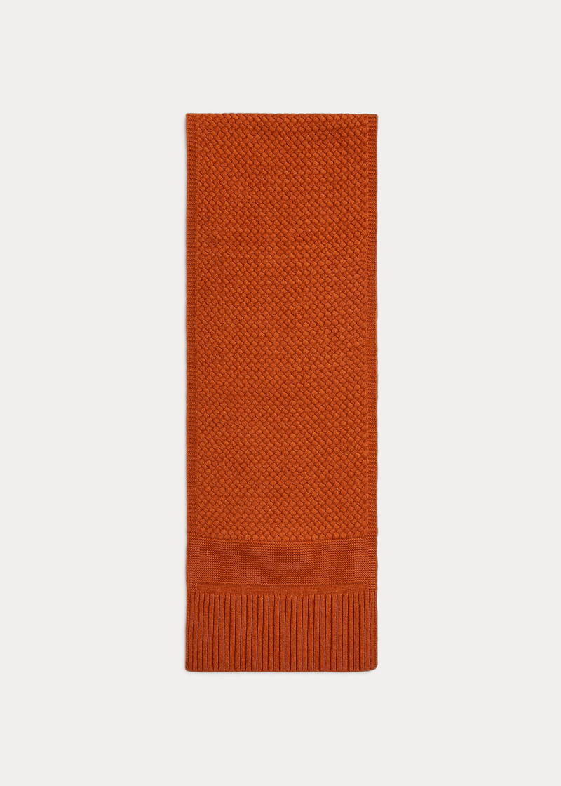 Basket-Weave Cashmere Scarf 3