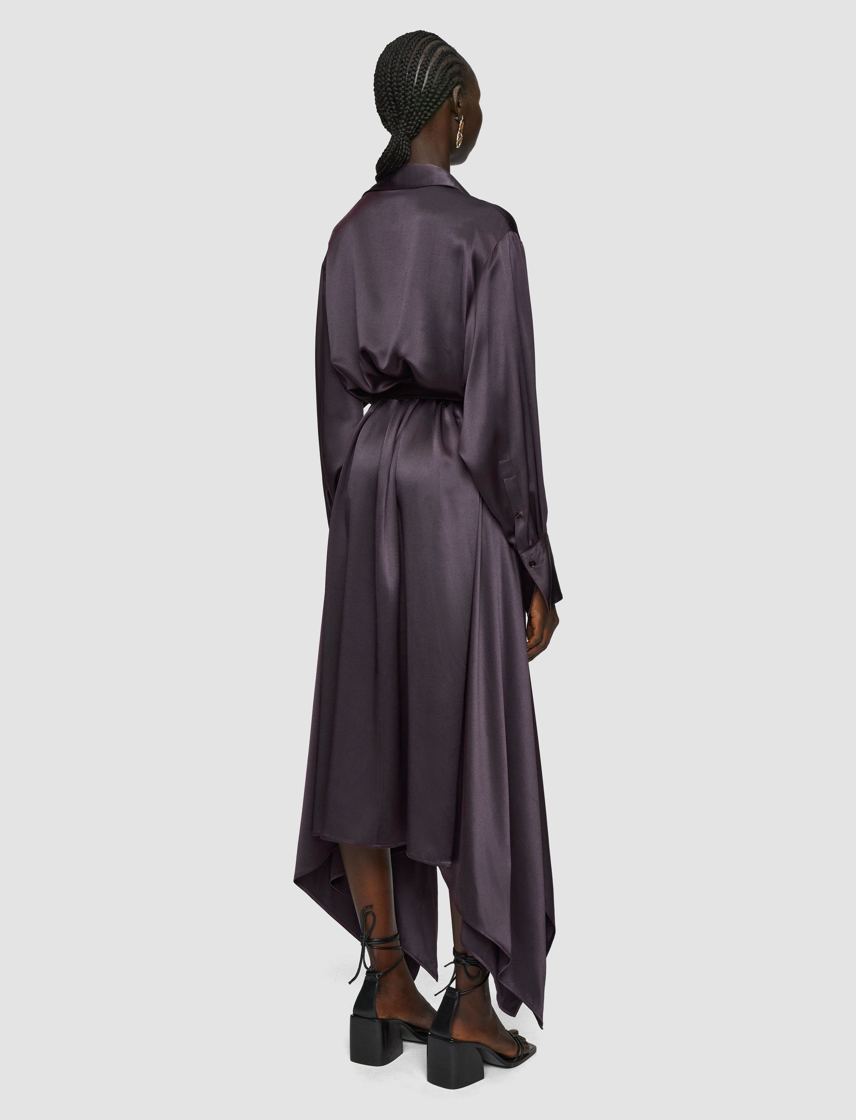 Cyprien Silk Satin Dress - 3