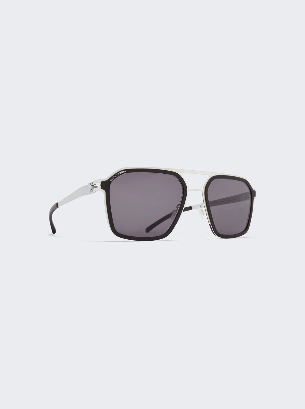 X Rimowa Heritage Mr003 Sunglasses White Silver And Black - 2