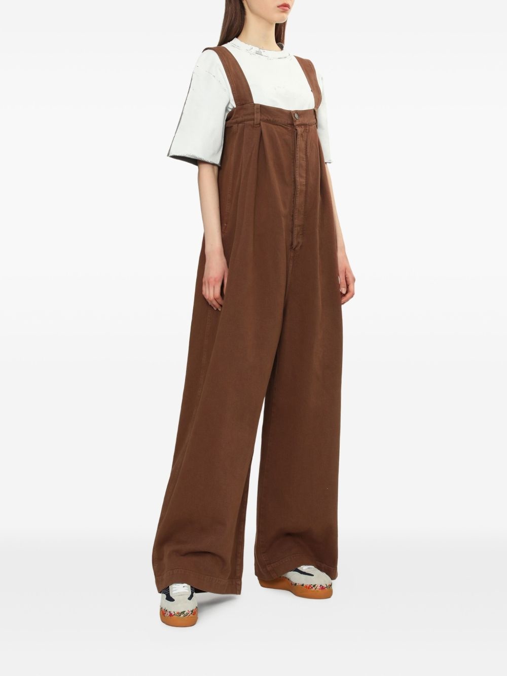 raw-edge short-sleeve top - 2