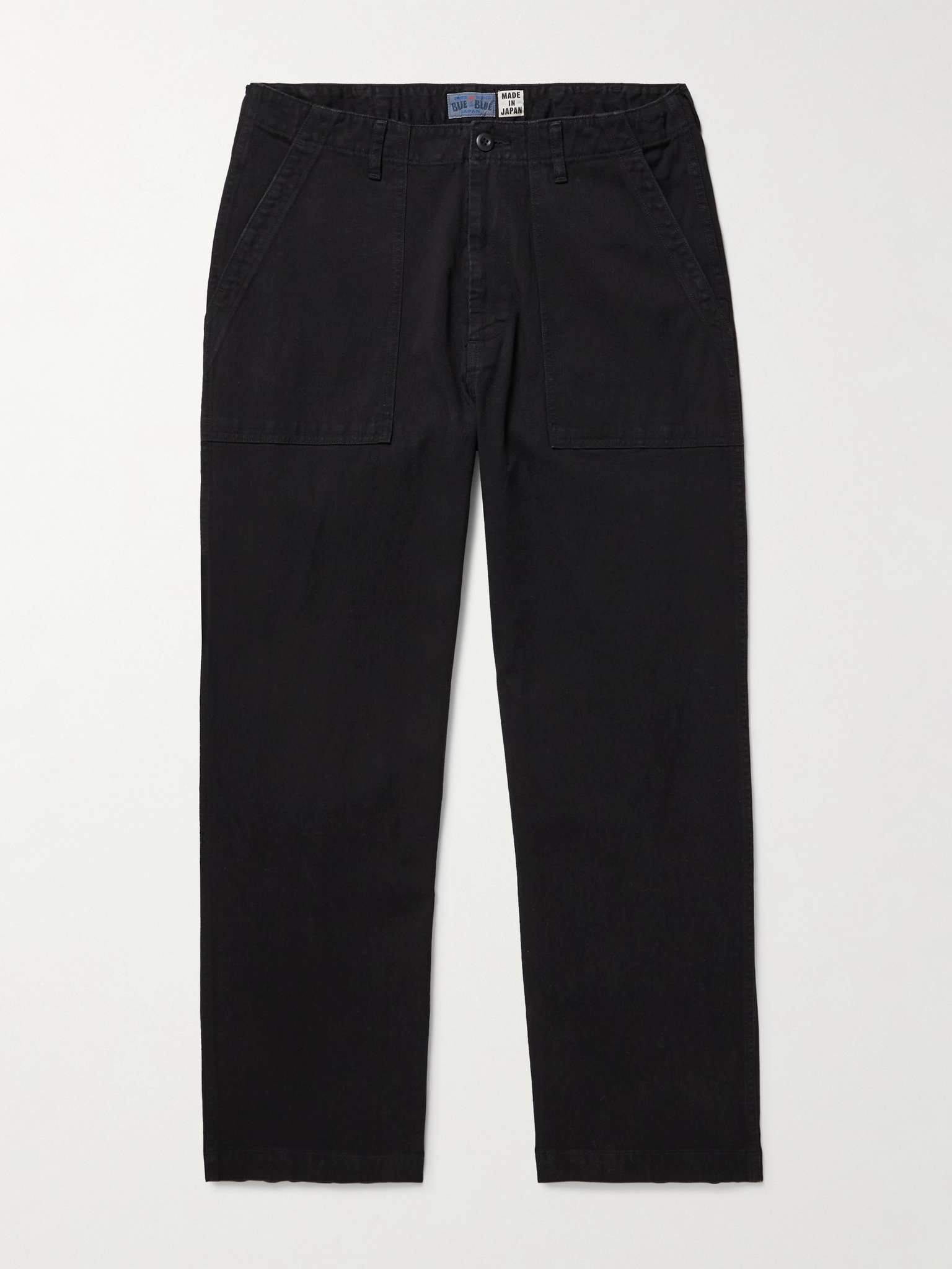 Straight-Leg TENCEL™ Lyocell-Blend Twill Trousers - 1