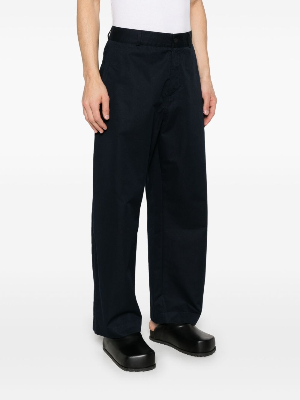 twill-weave chinos - 3
