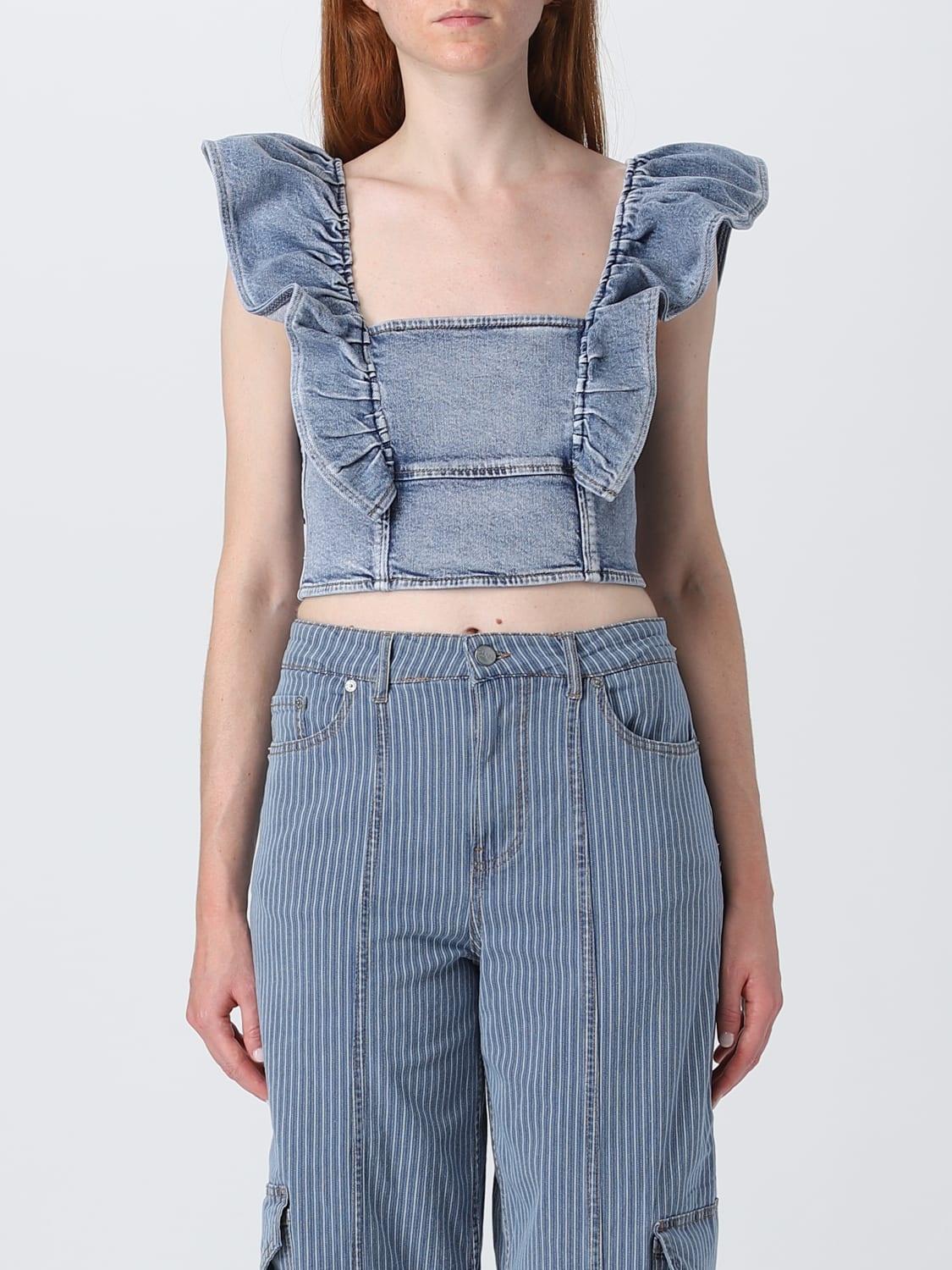 Ganni top in denim - 1