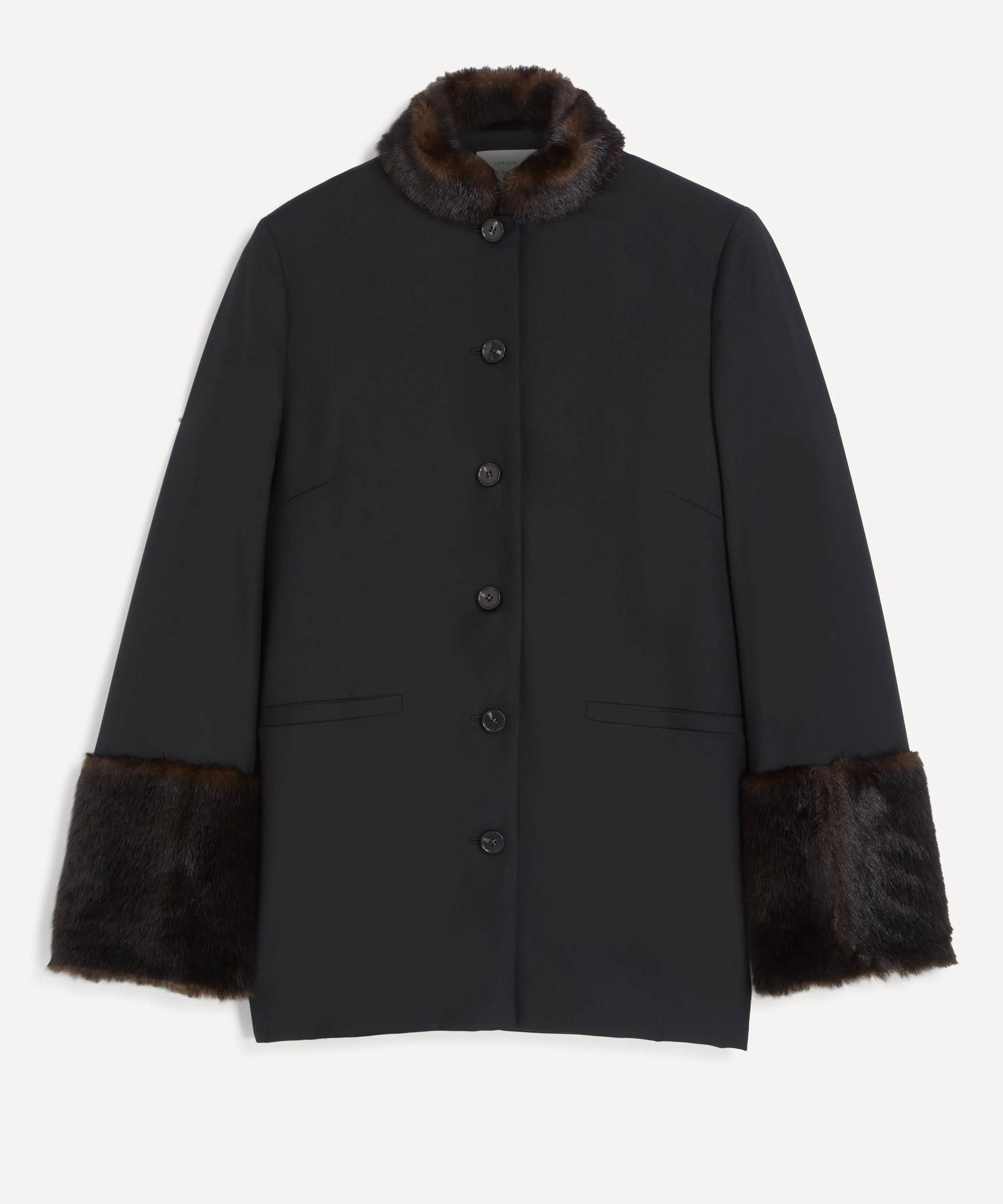 Goa Virgin Wool Fur-Trimmed Jacket - 1