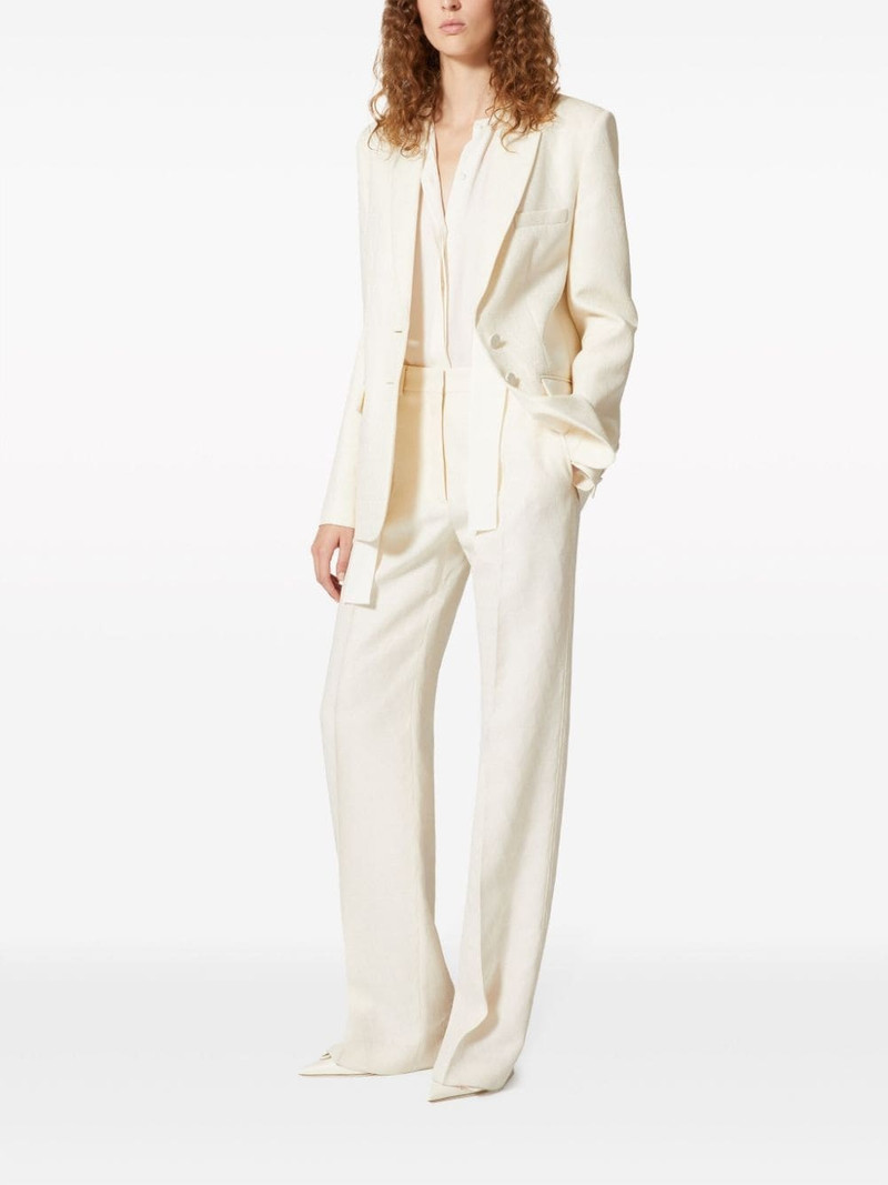 Valentino Toile Iconograph-jacquard Crepe Couture trousers outlook