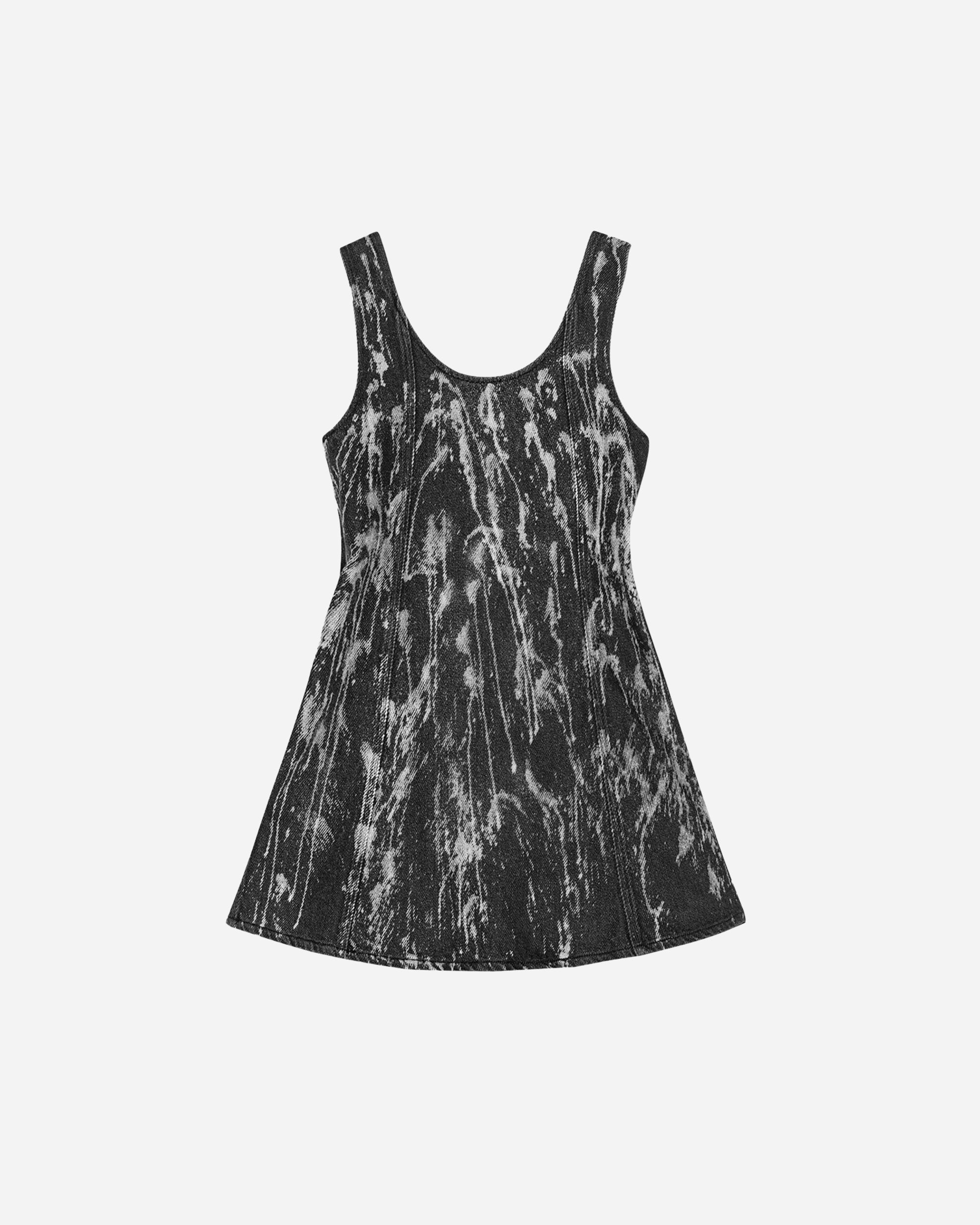 Heavy Denim Mini Dress - 3