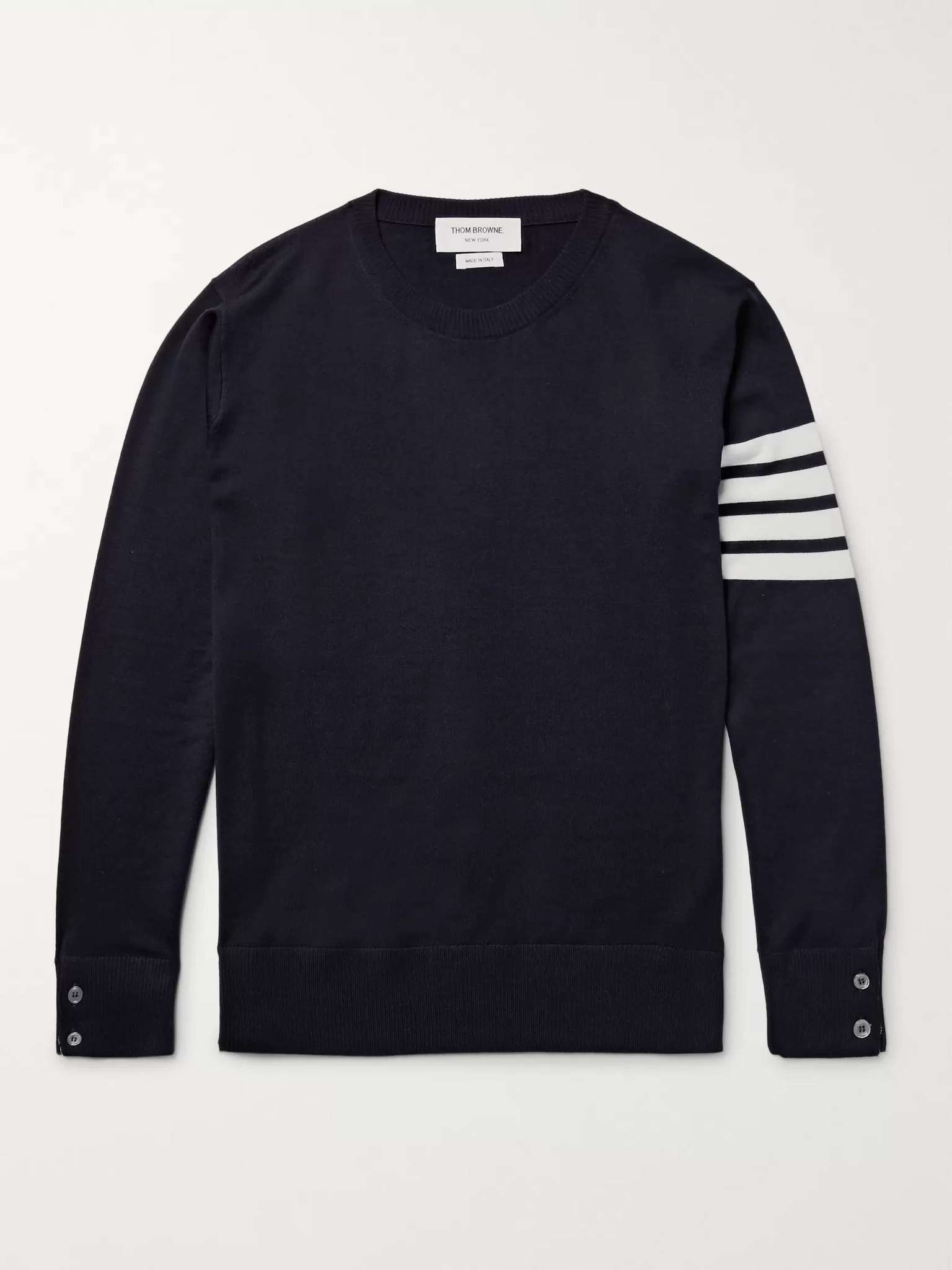 Striped Merino Wool Sweater - 1