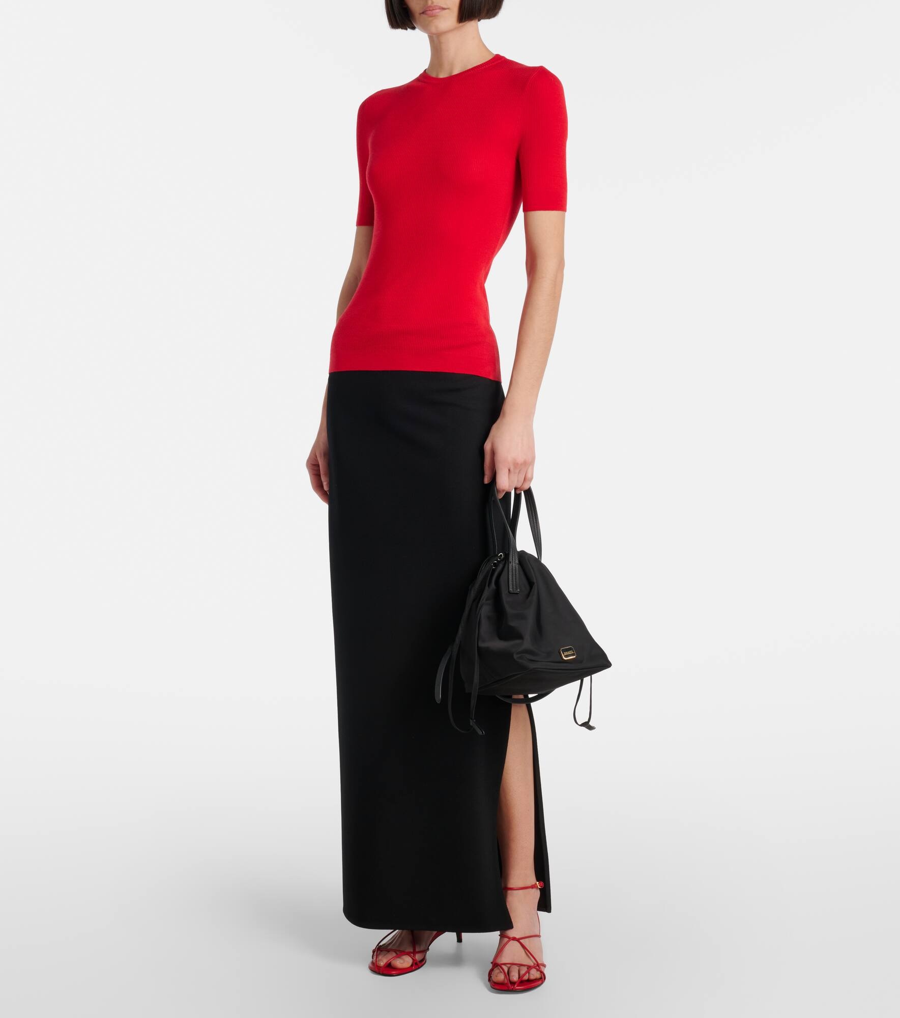 Rory Medium leather-trimmed bucket bag - 5