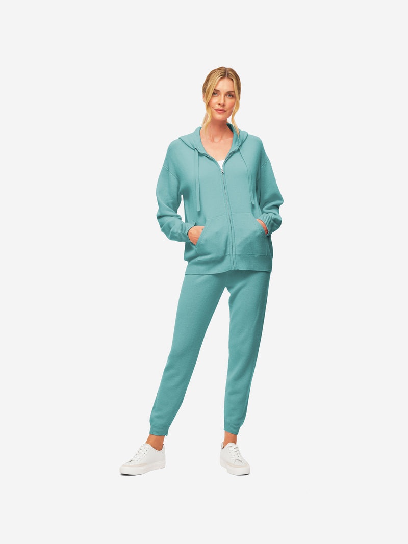 Women's Hoodie Daphne Cashmere Sea Foam Green - 2