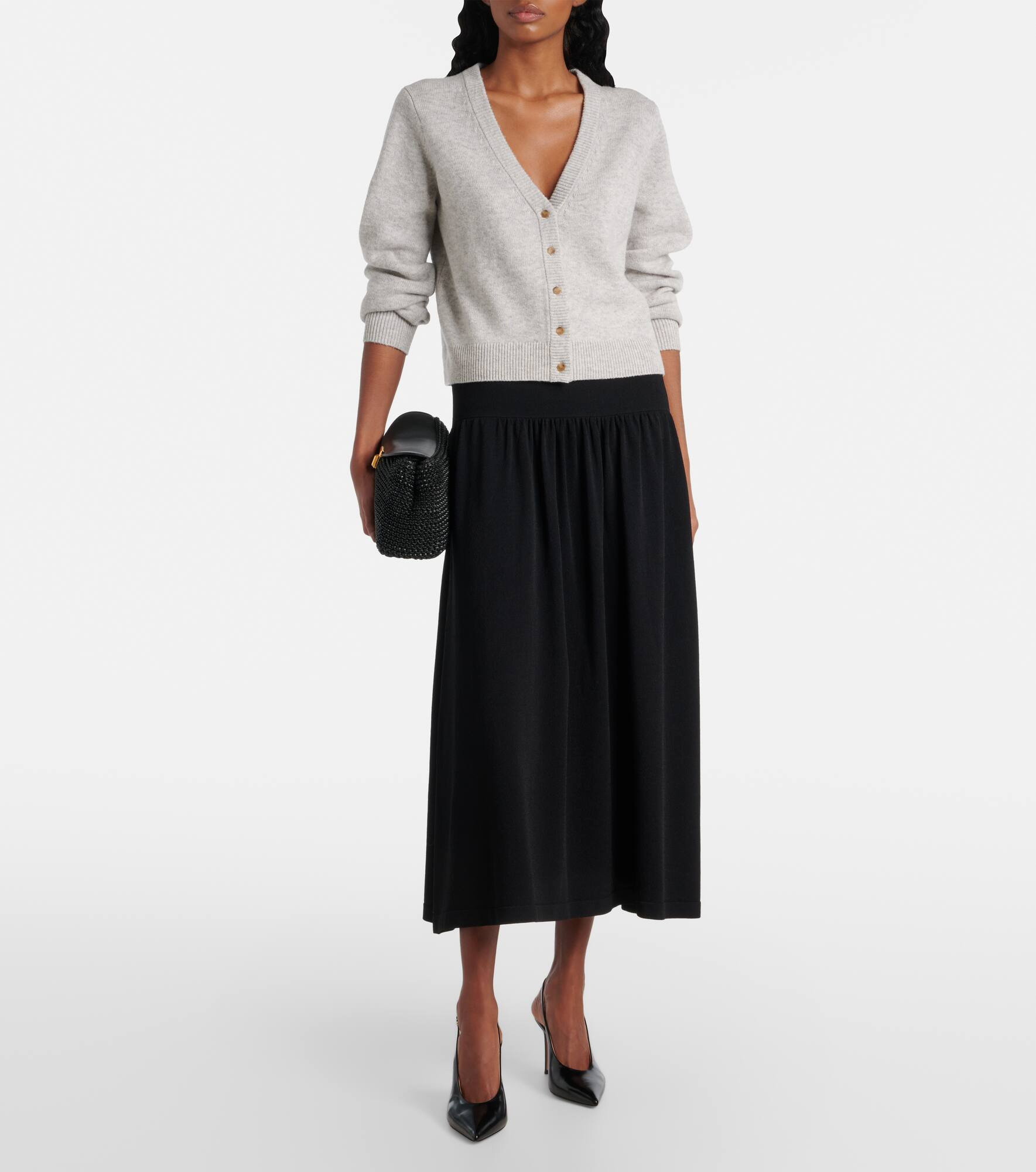 Wool and cashmere cardigan - 2
