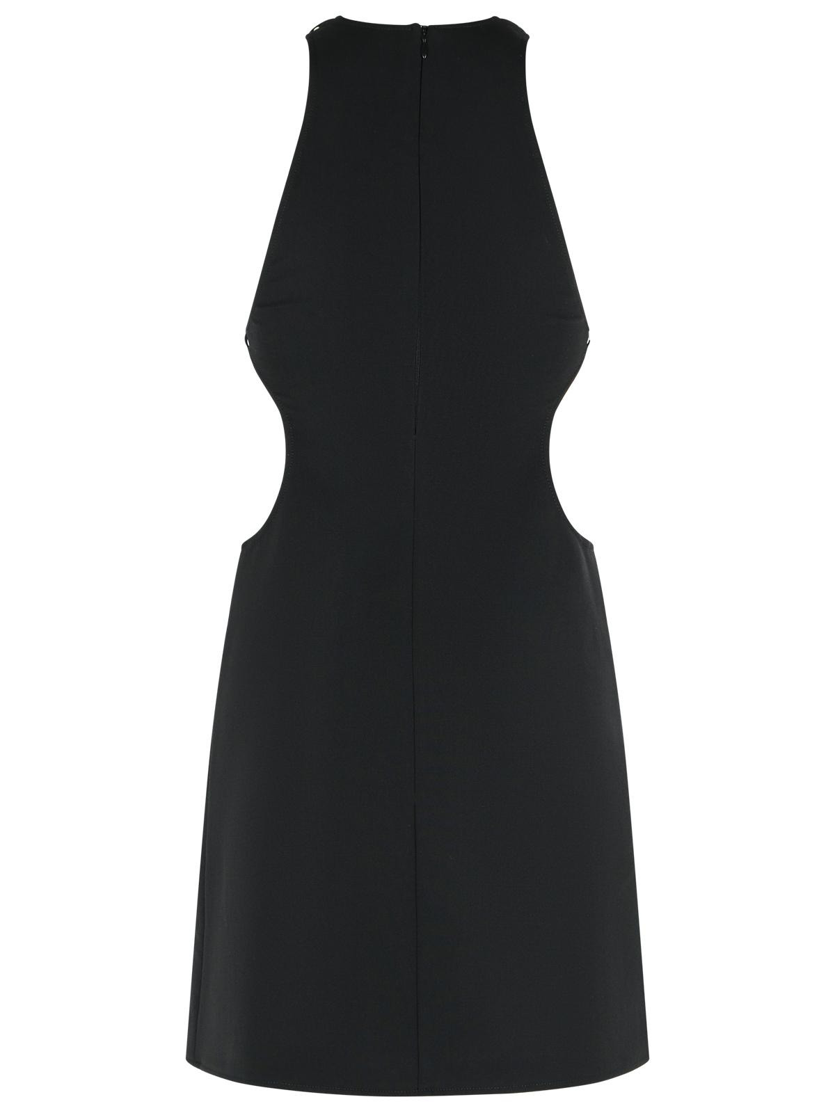 Courreges Black Wool Blend Dress Women - 3