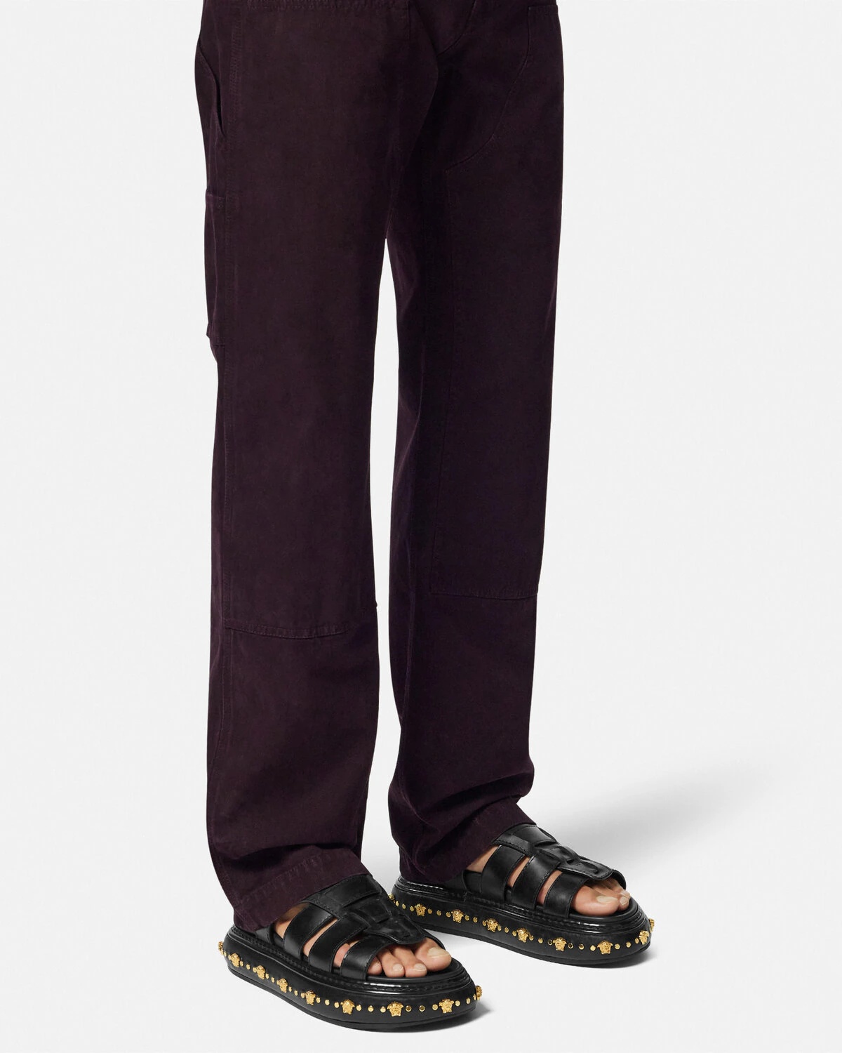 Studded Stack Sandals - 3