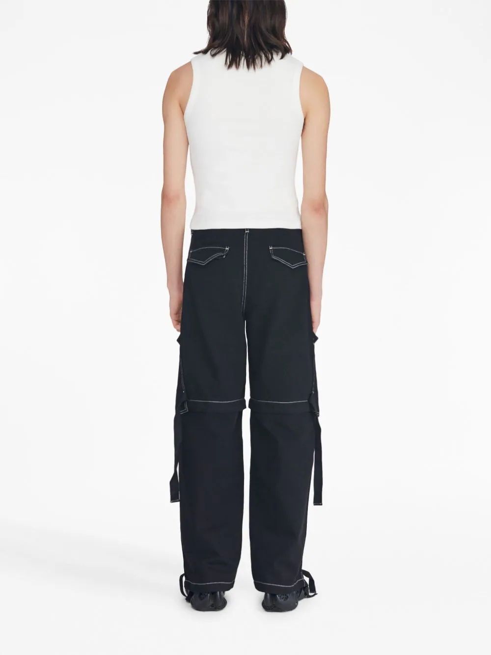 DION LEE Unisex Denim Parachute Pants - 5