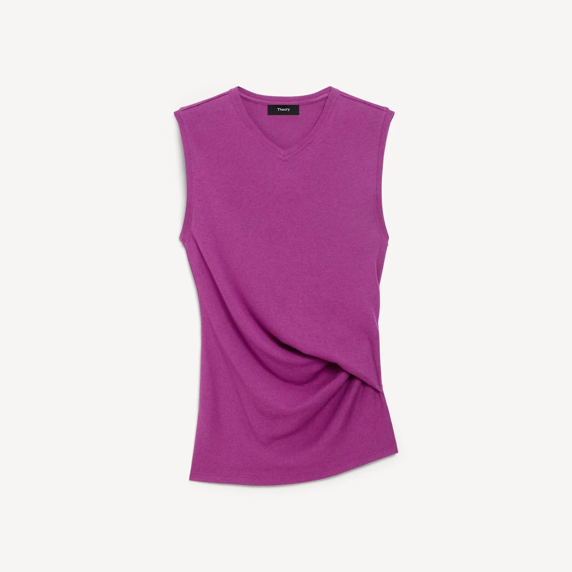 V-Neck Tank Top in Soft Rib - 1