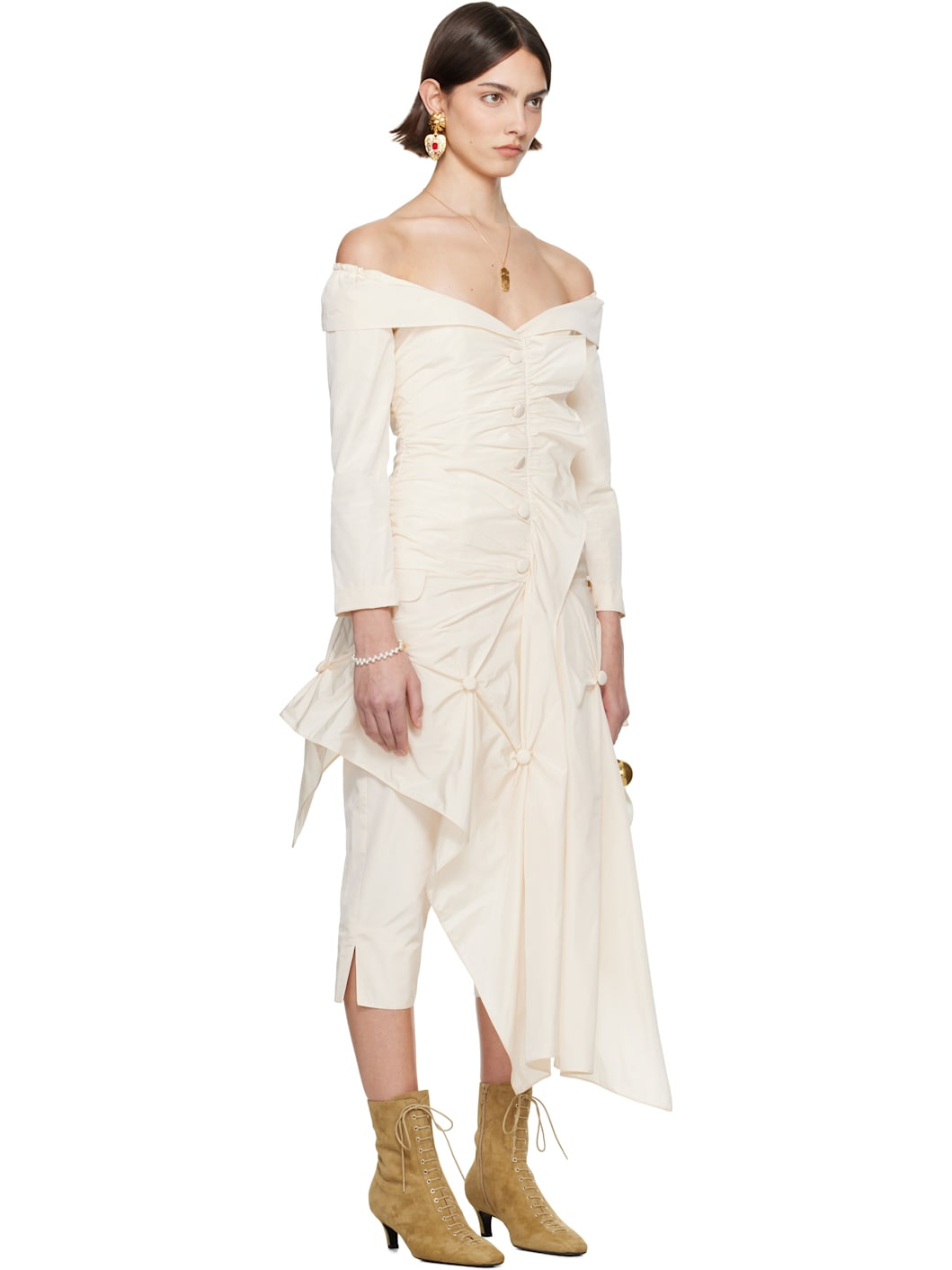 SSENSE Exclusive Bridal Capsule Coco Minidress - 2