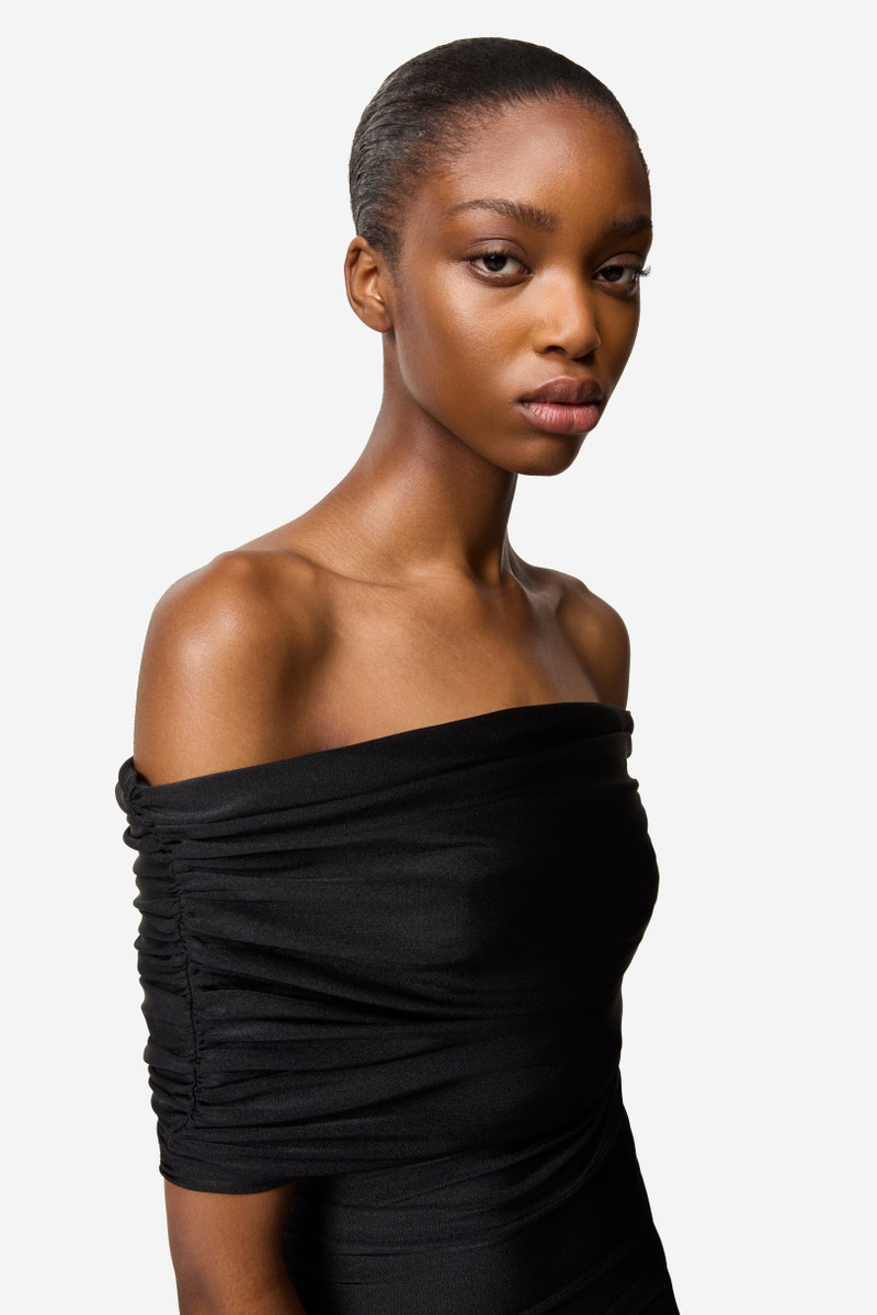 COPERNI Pleated Off-Shoulder Dress outlook
