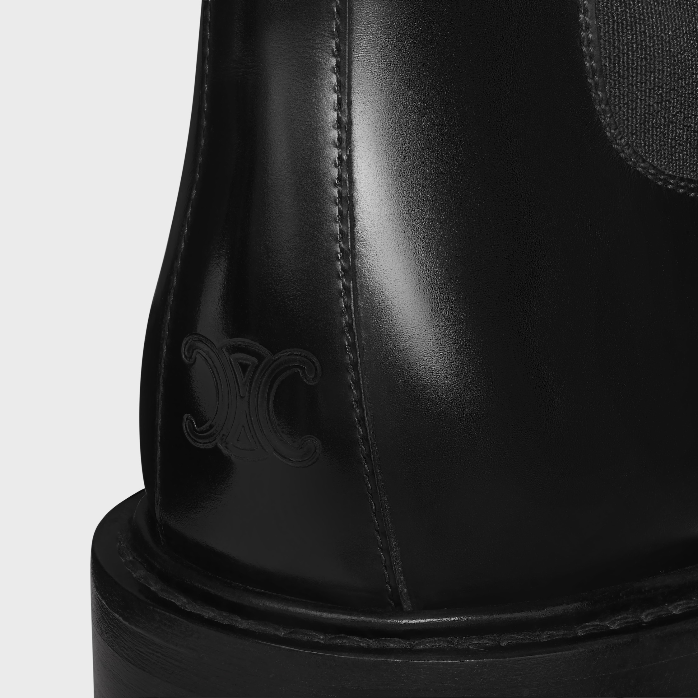 CELINE DONAVAN CHELSEA BOOT in POLISHED BULL - 5
