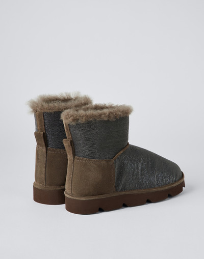 Brunello Cucinelli Precious boots with shearling lining outlook