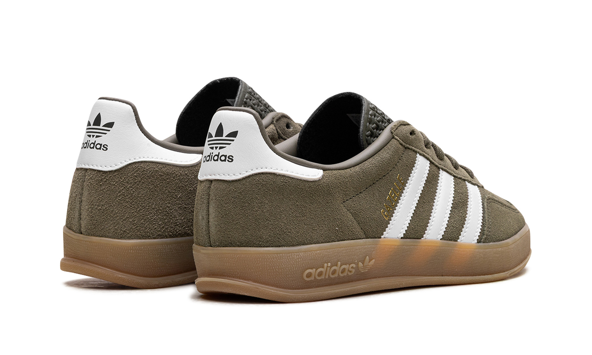 Gazelle Indoor "Olive Strata Cloud White Gum" - 3
