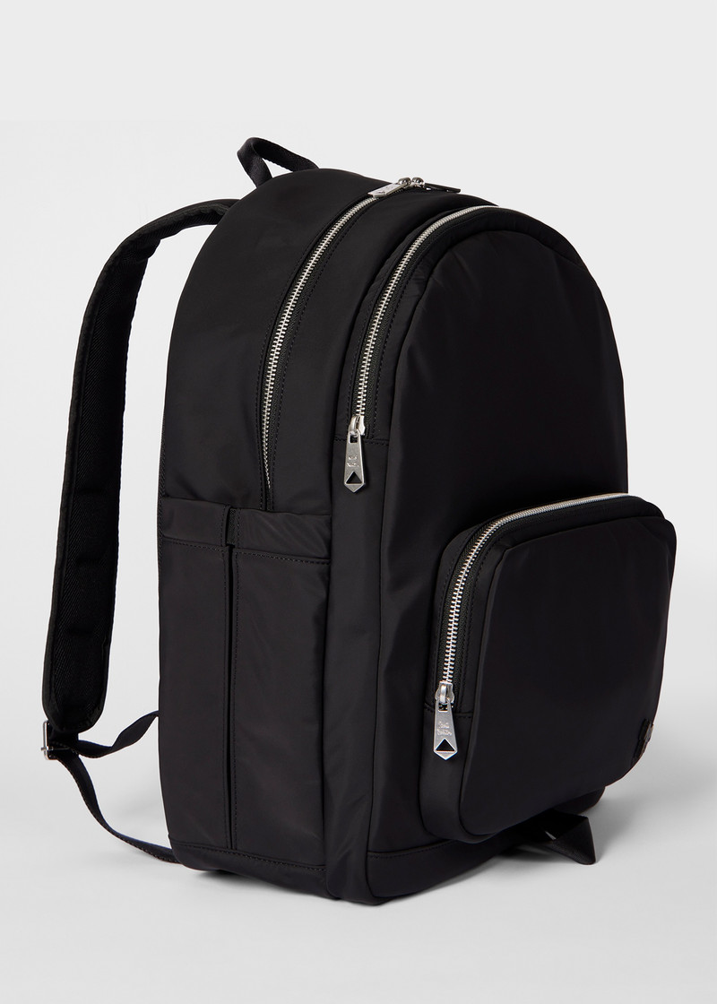 Paul Smith Black 'Zebra' Backpack outlook