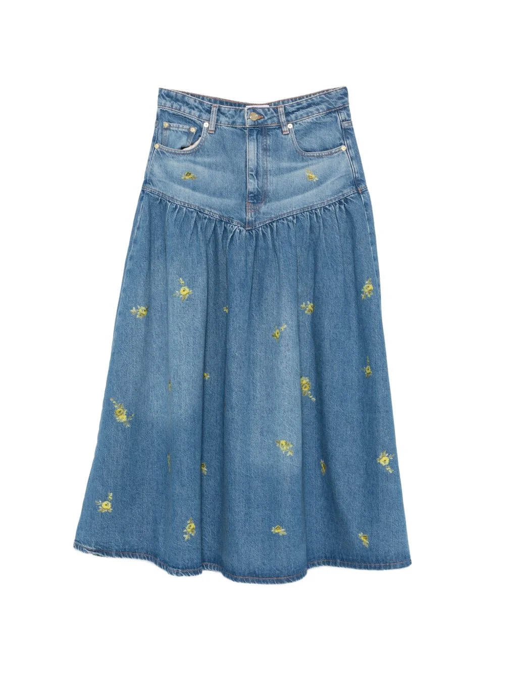 floral-print maxi skirt - 1