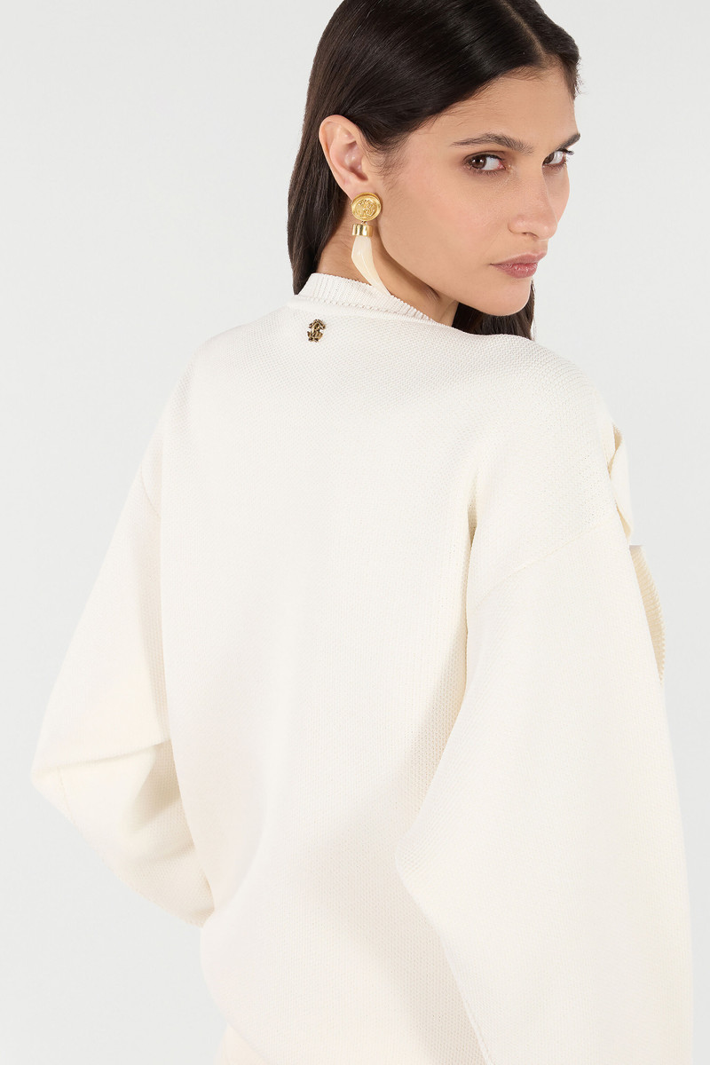 Sweater With Maxi-Rose 7