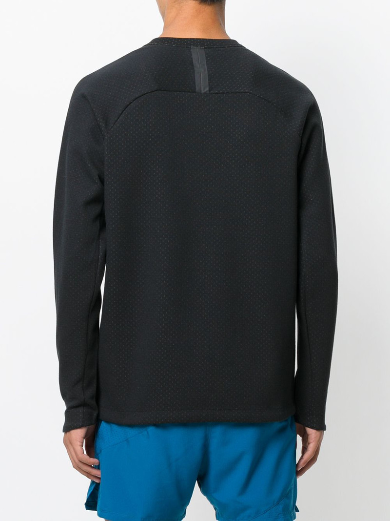 crew-neck tech fleece sweatshirt 4