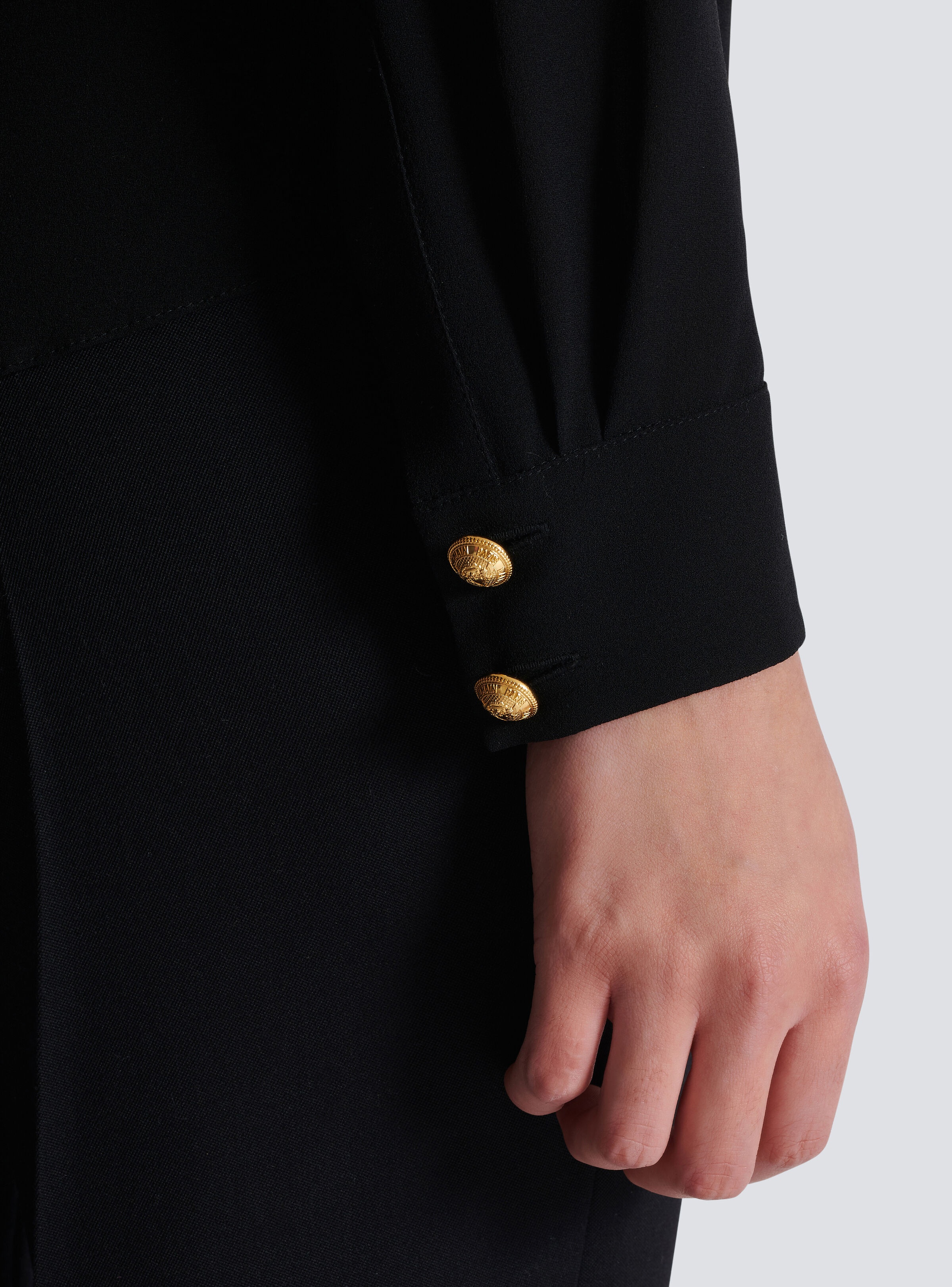 Crepe de chine shirt - 8