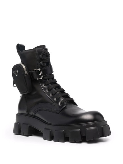 Prada chunky-sole ankle boots outlook